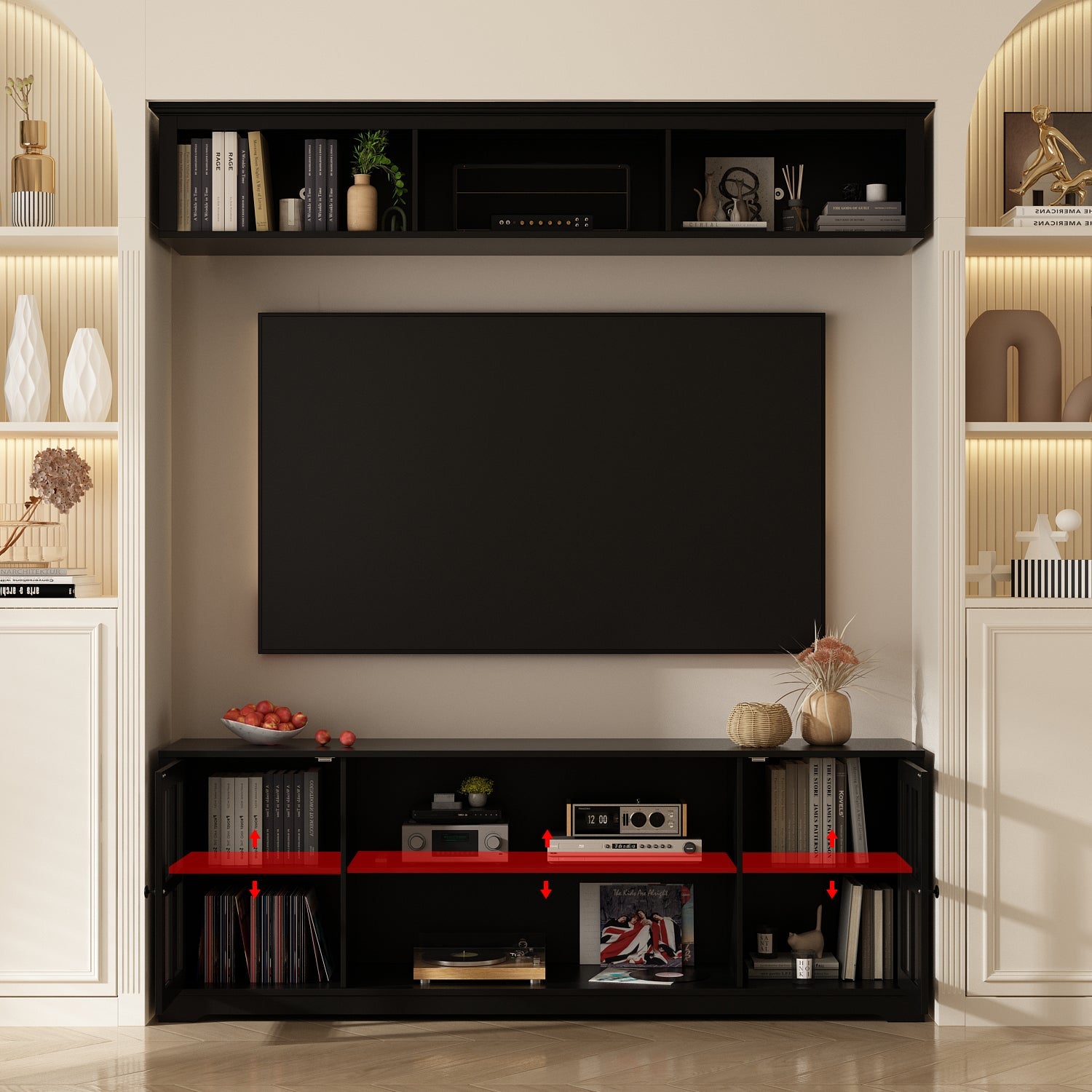 TV Bench Large Entertainment Center