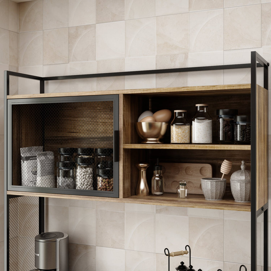 Kitchen Pantry Storage Cabinet Microwave Storage Cabinet Buffet