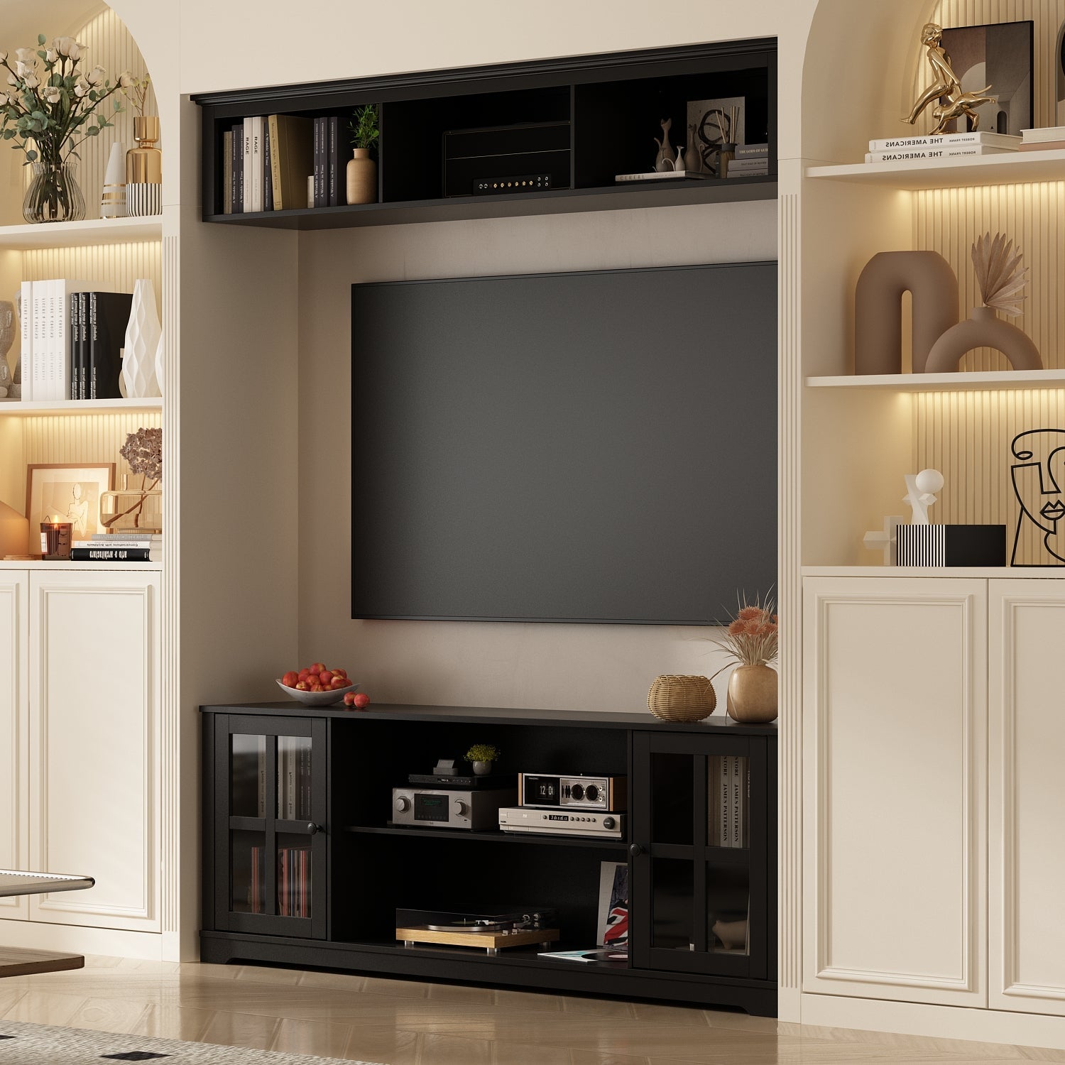 TV Bench Large Entertainment Center