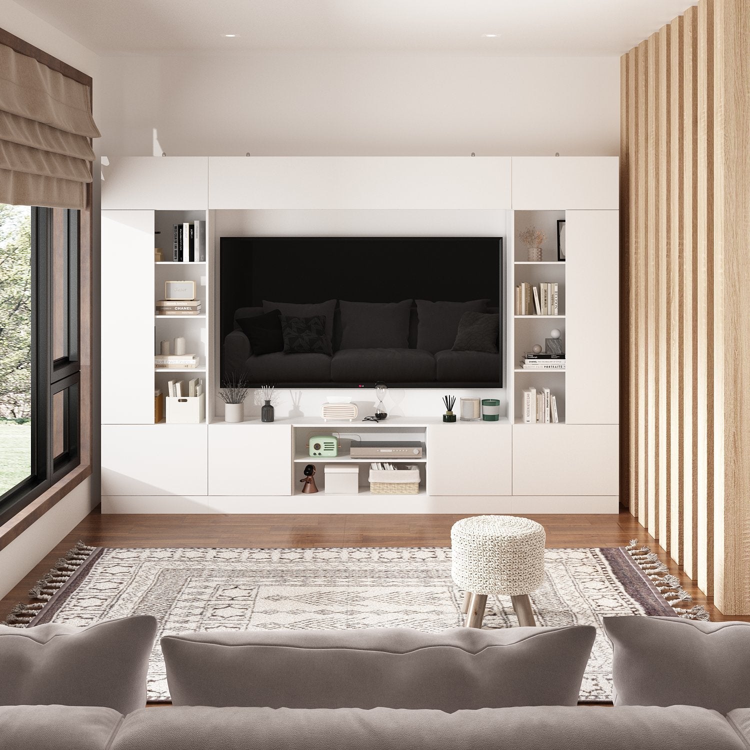 Media Center With Strong Storage