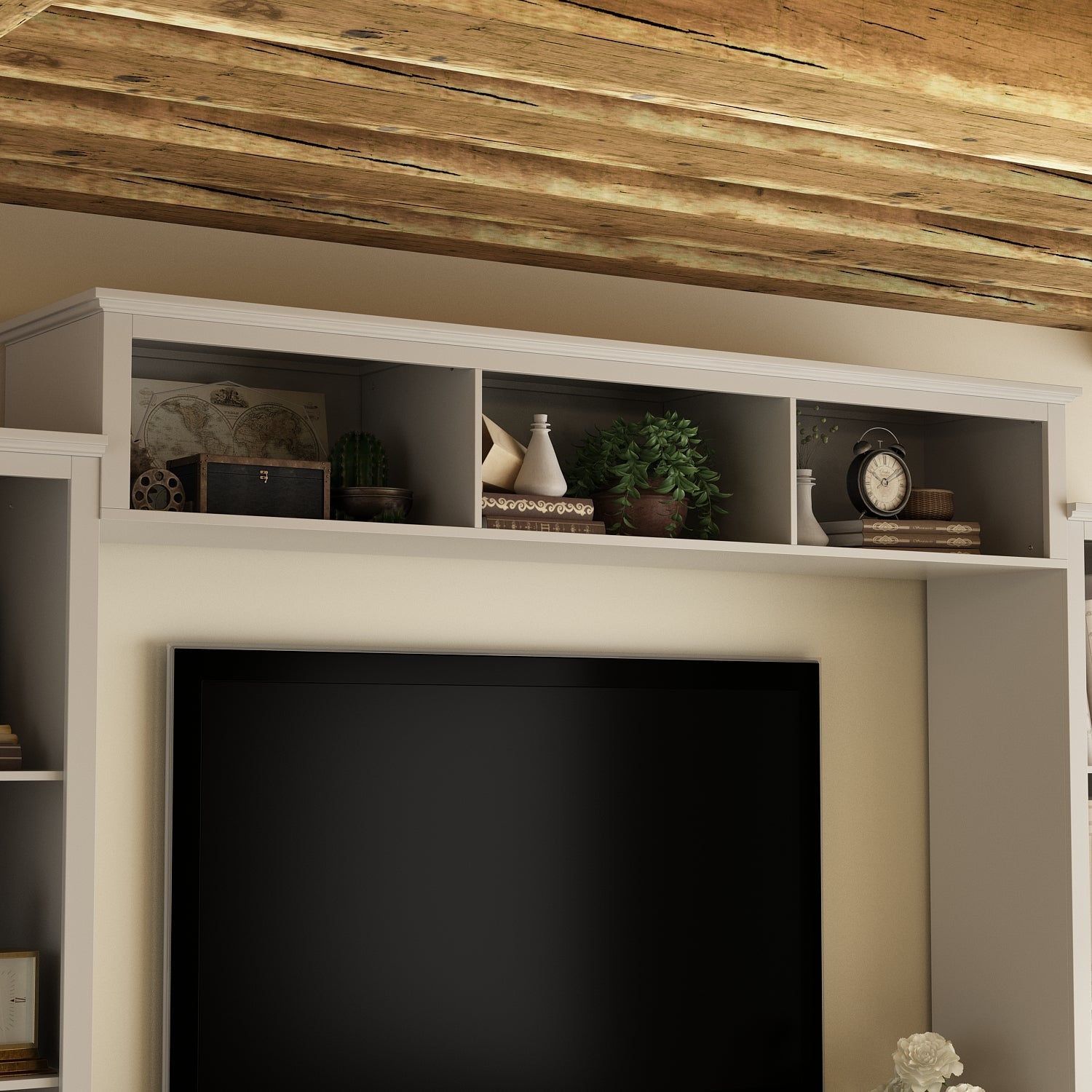 TV Bench Large Entertainment Center