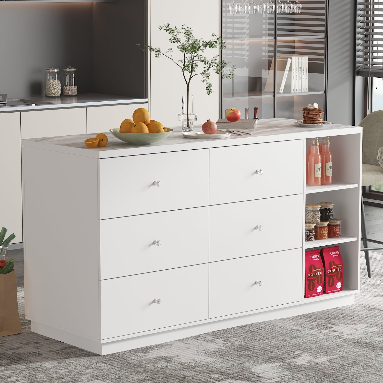 Double Side Kitchen Island