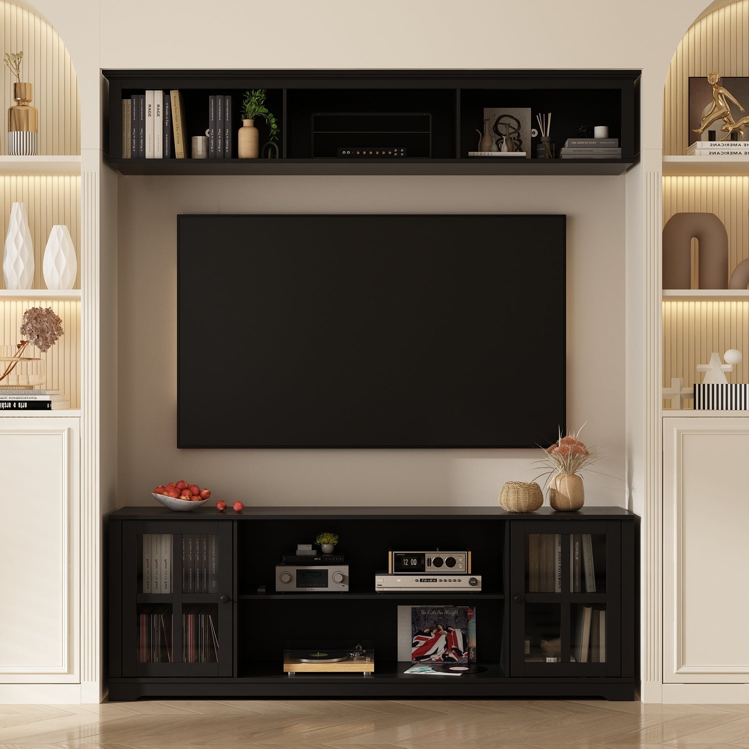 TV Bench Large Entertainment Center