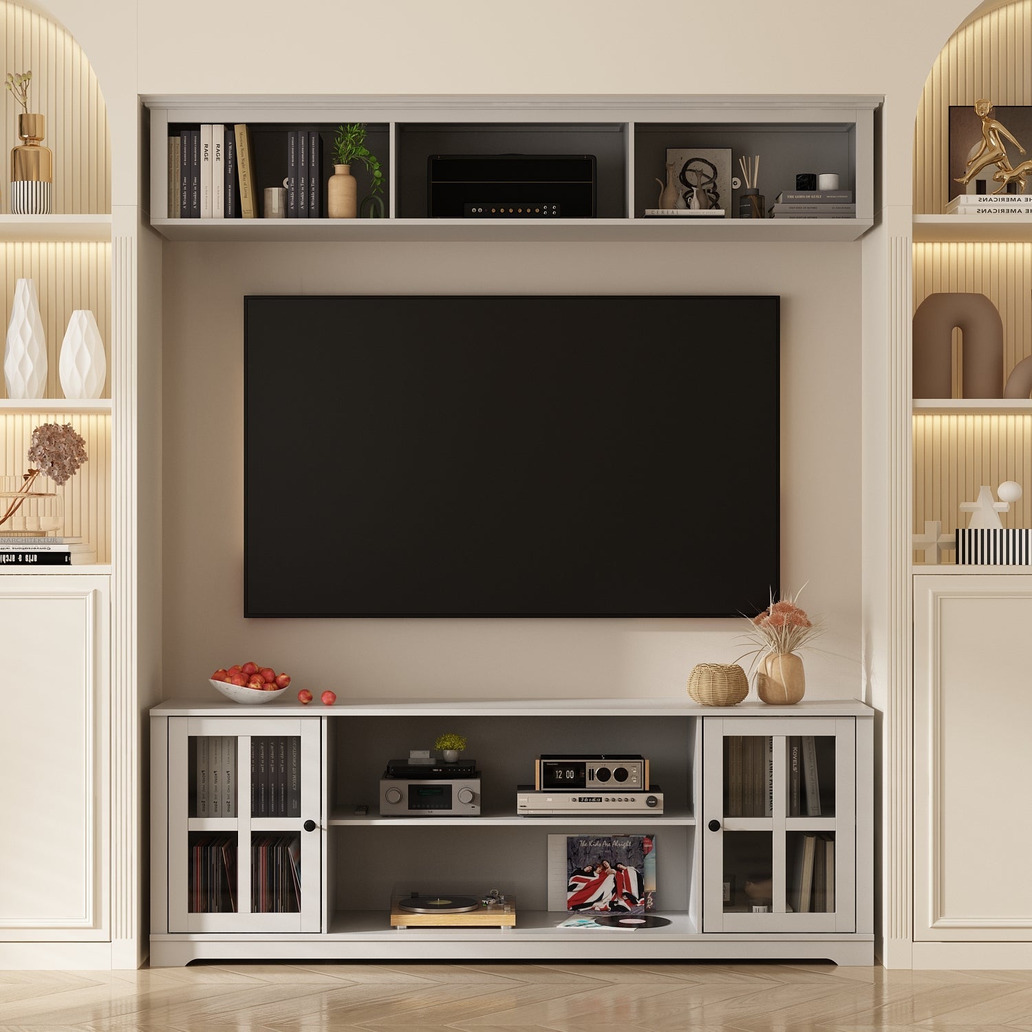 TV Bench Large Entertainment Center