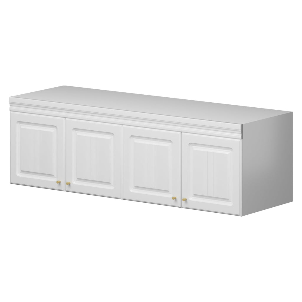 Family Cabinet Wardrobe Bedroom Armoire Home Closet 4 Doors and Drawers