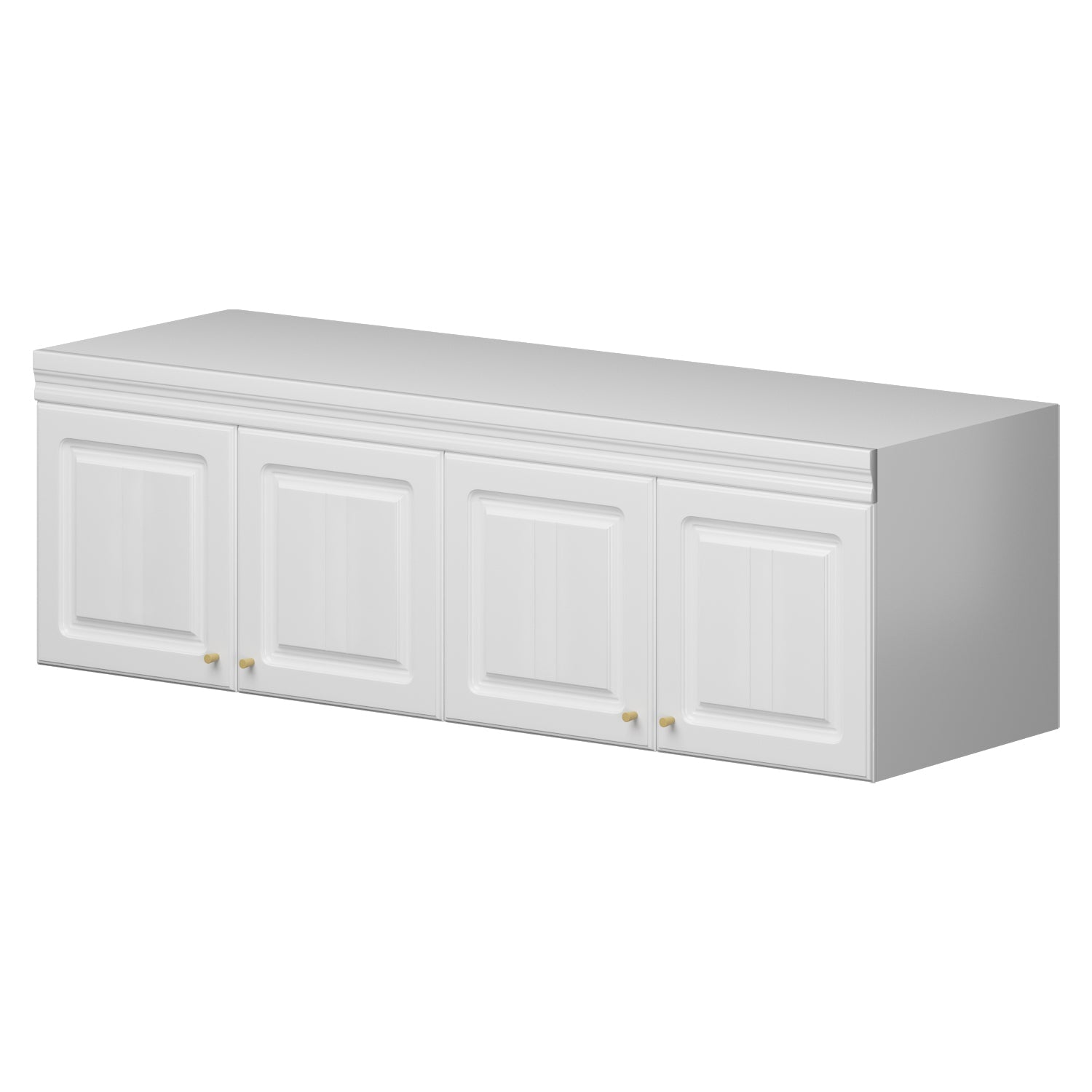 Family Cabinet Wardrobe Bedroom Armoire Home Closet 4 Doors and Drawers