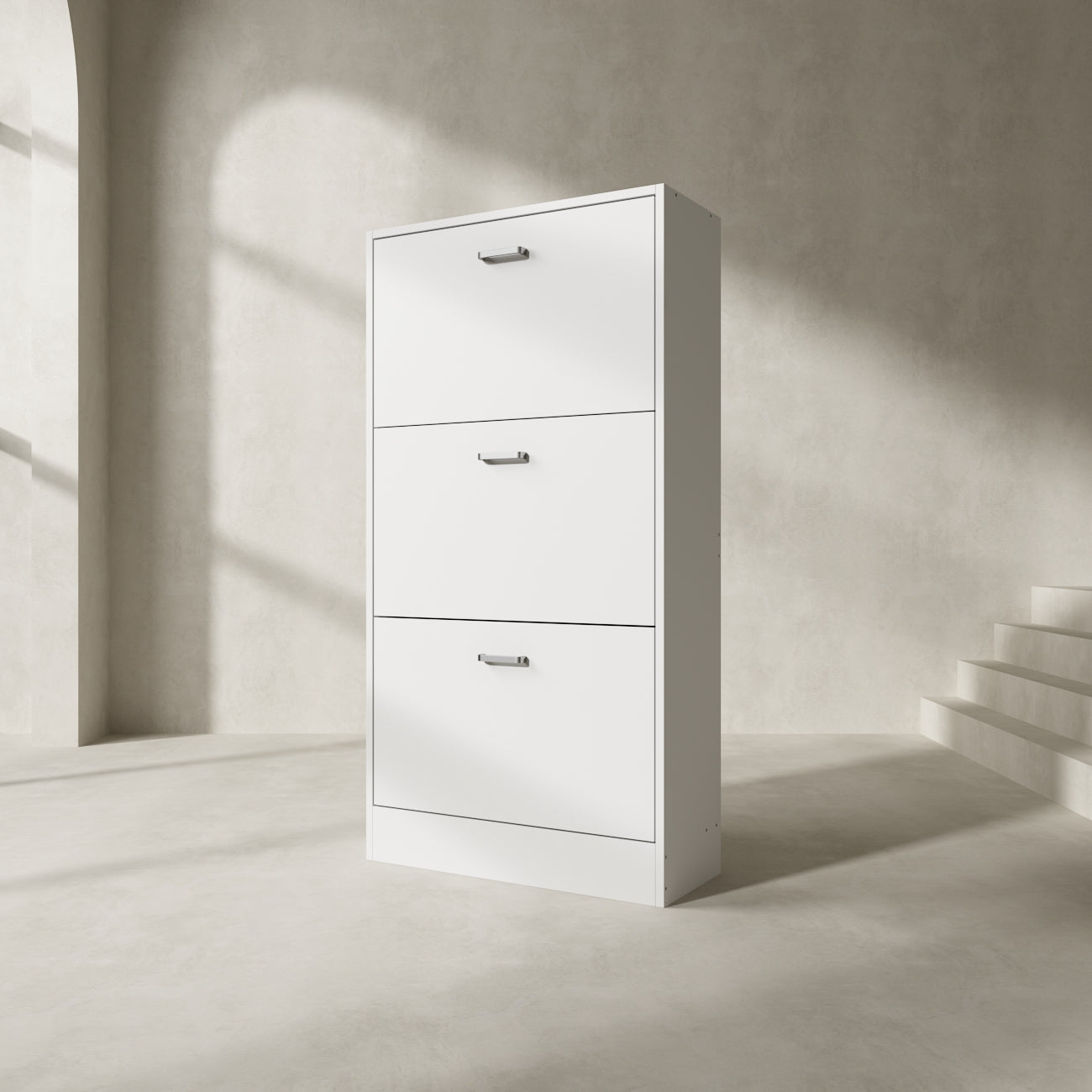 Shoe Cabinet with 3 Flip Drawers for Entryway Freestanding Shoe Rack Storage Organizer