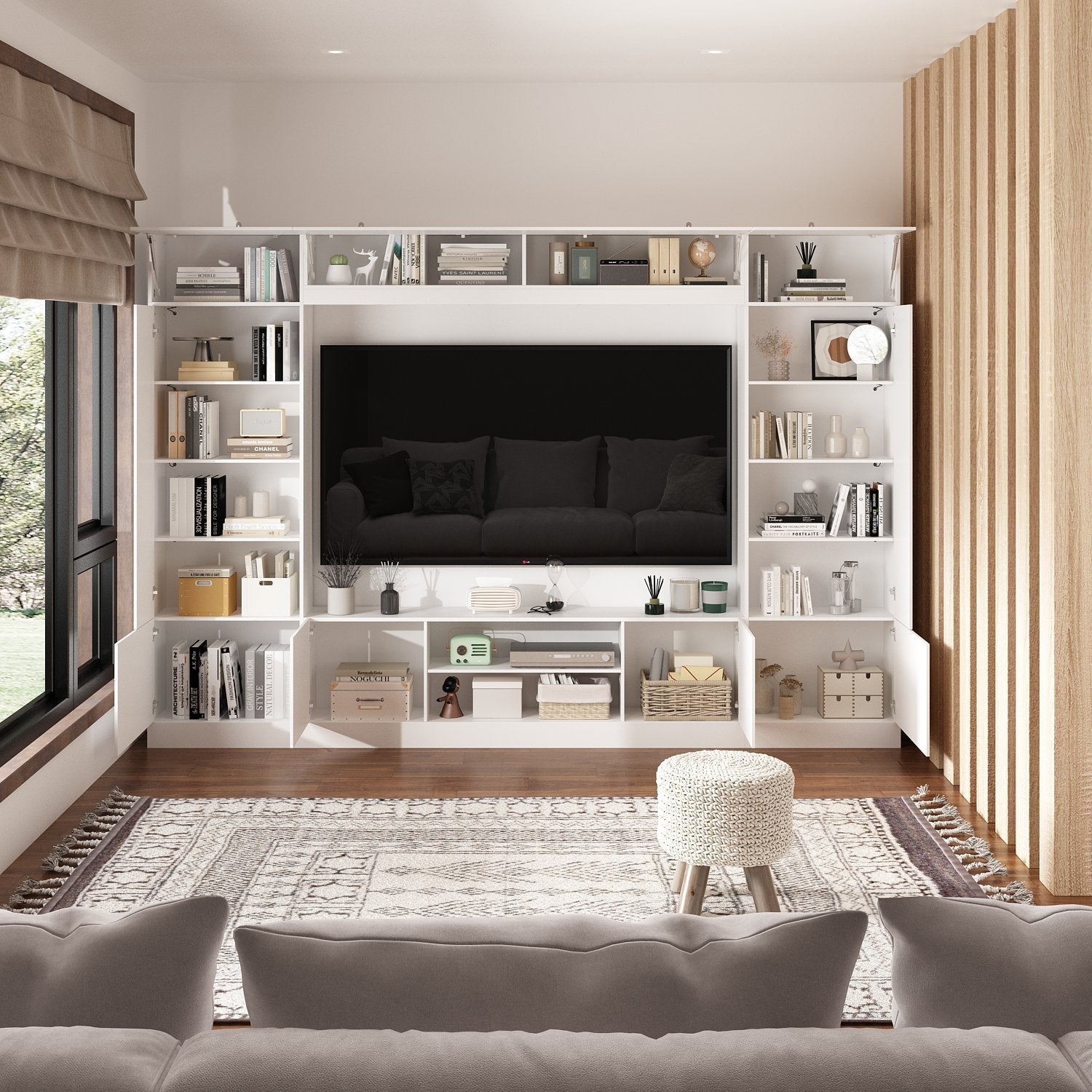 Media Center With Strong Storage