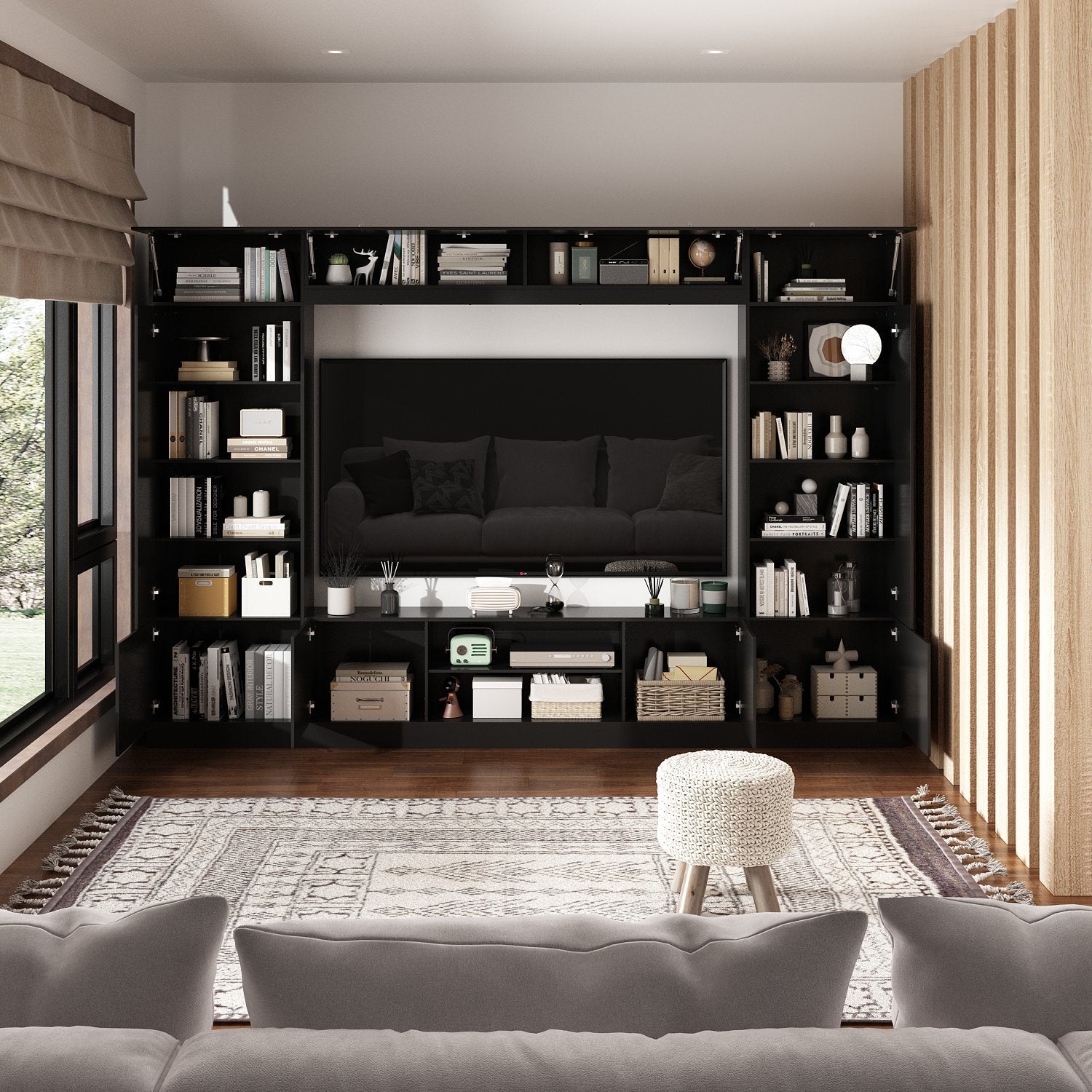 Media Center With Strong Storage