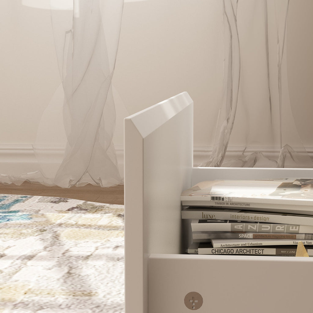 Modern 9-Drawer Double Dresser with Wide Drawers and Metal Handles for Bedroom or Living Room