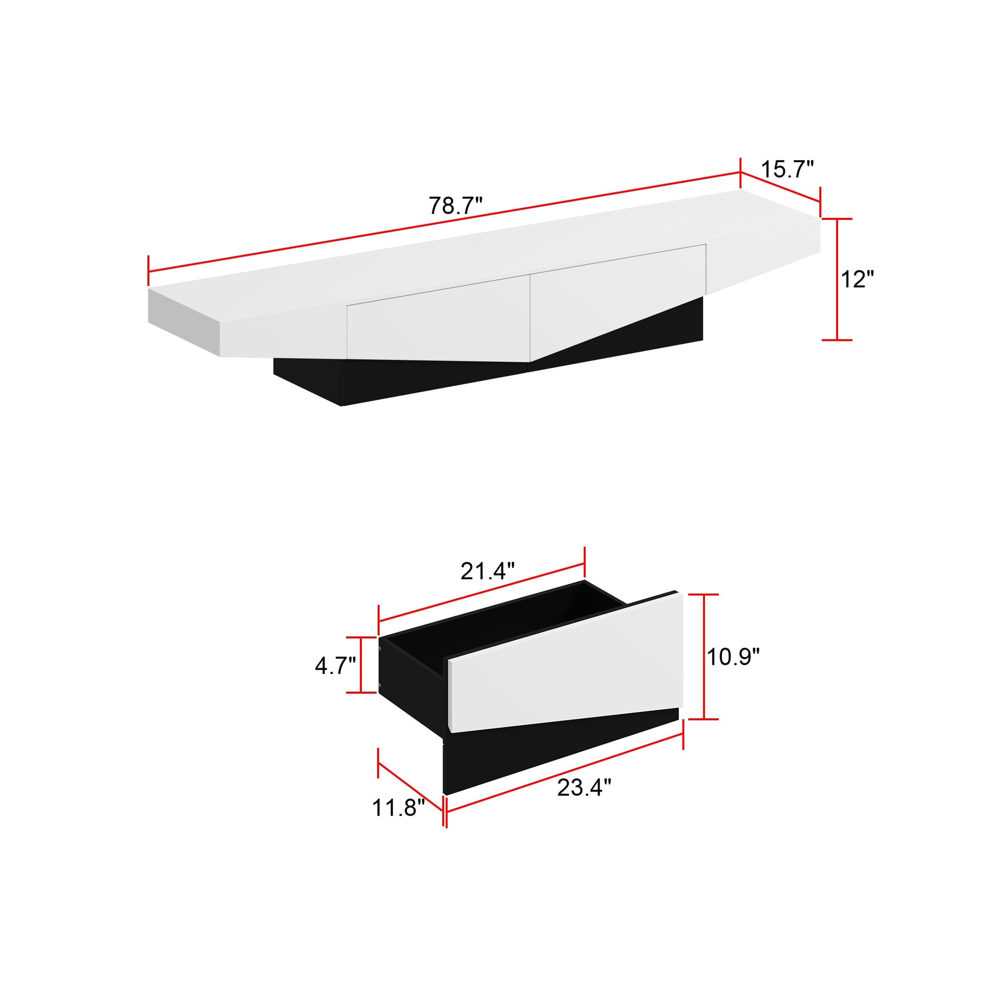 78.7'' Media Console