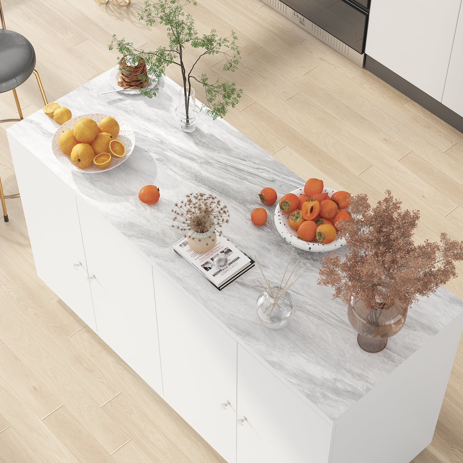 Double Side Kitchen Island
