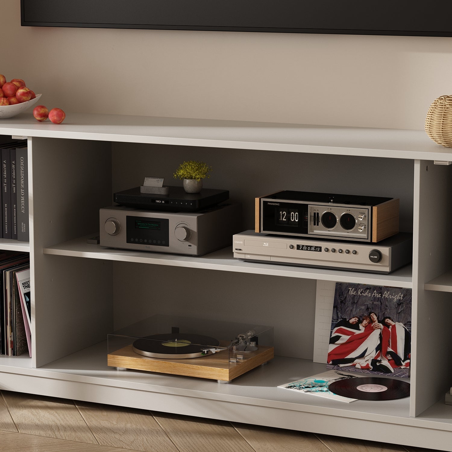 TV Bench Large Entertainment Center