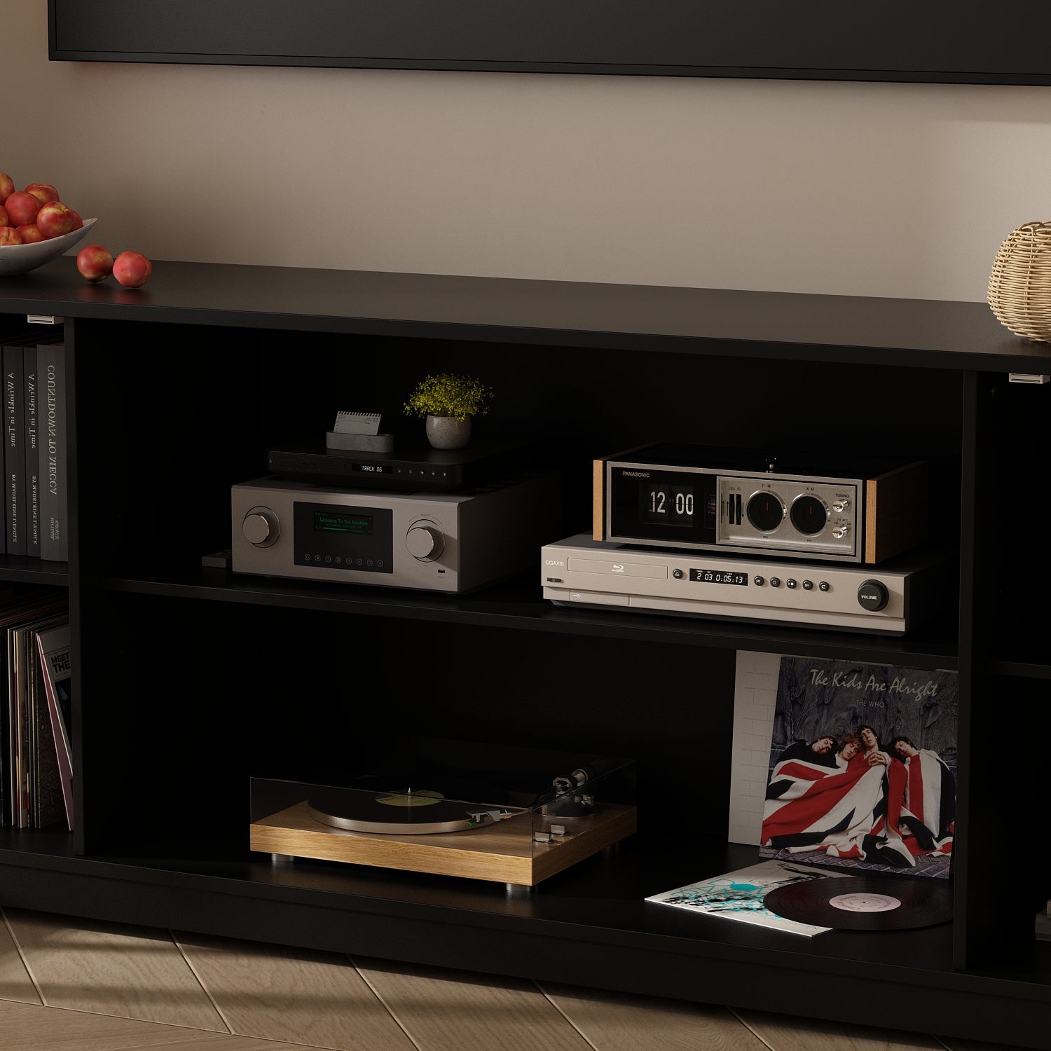 TV Bench Large Entertainment Center