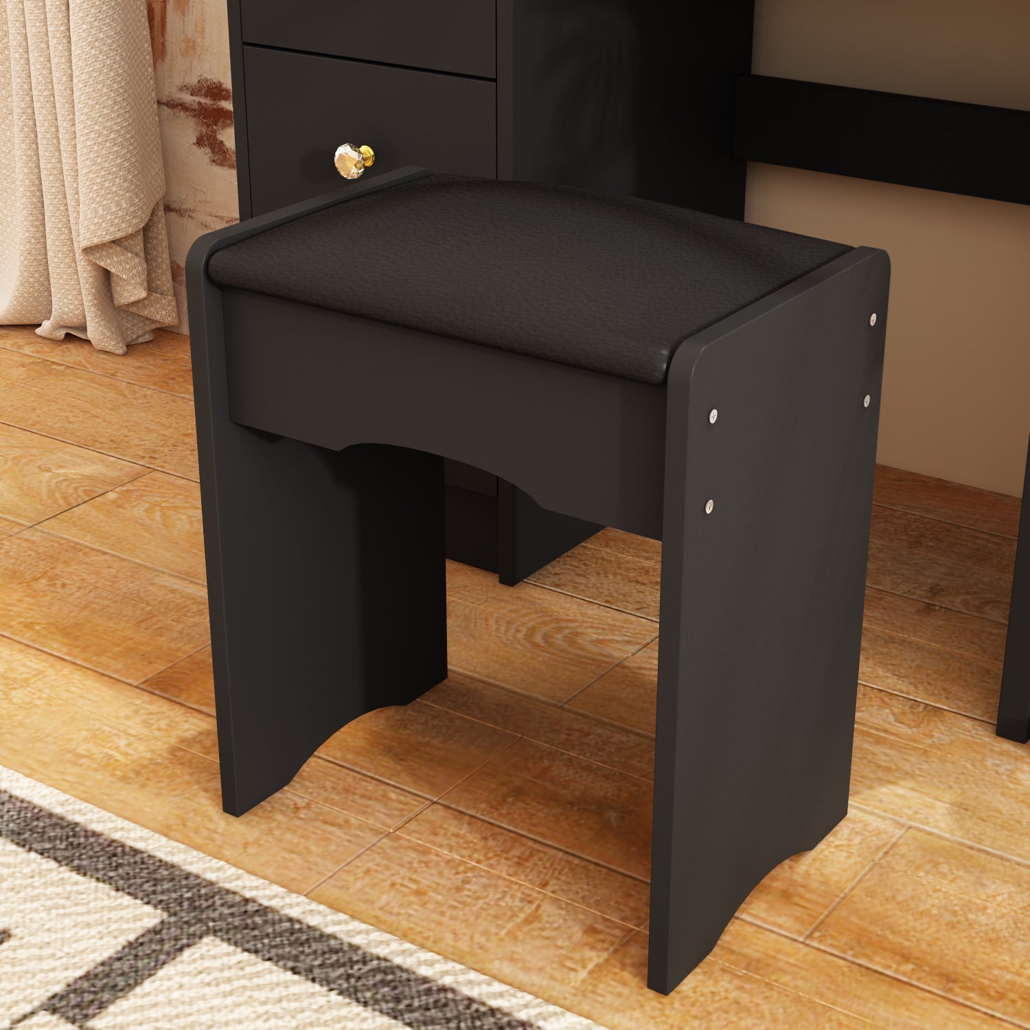 Makeup Vanity Dressing Table Dresser Set with 5 Drawers