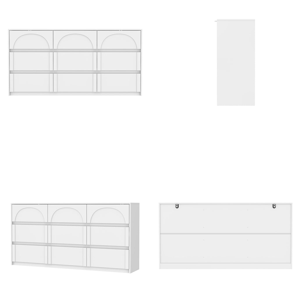 9-Drawer Sideboard With Elegent Design