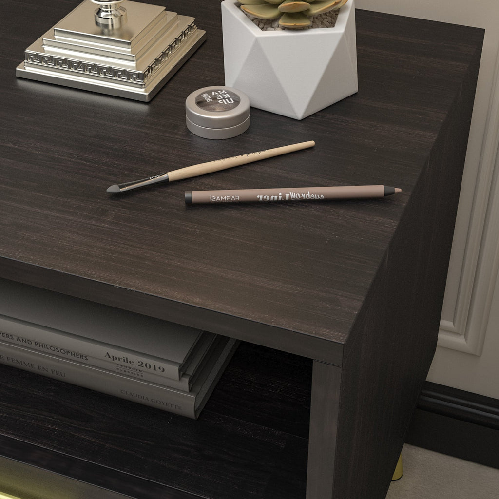 Small Bedside Cabinet 1 Open Shelf and 1 Drawer Storage Table Nightstand