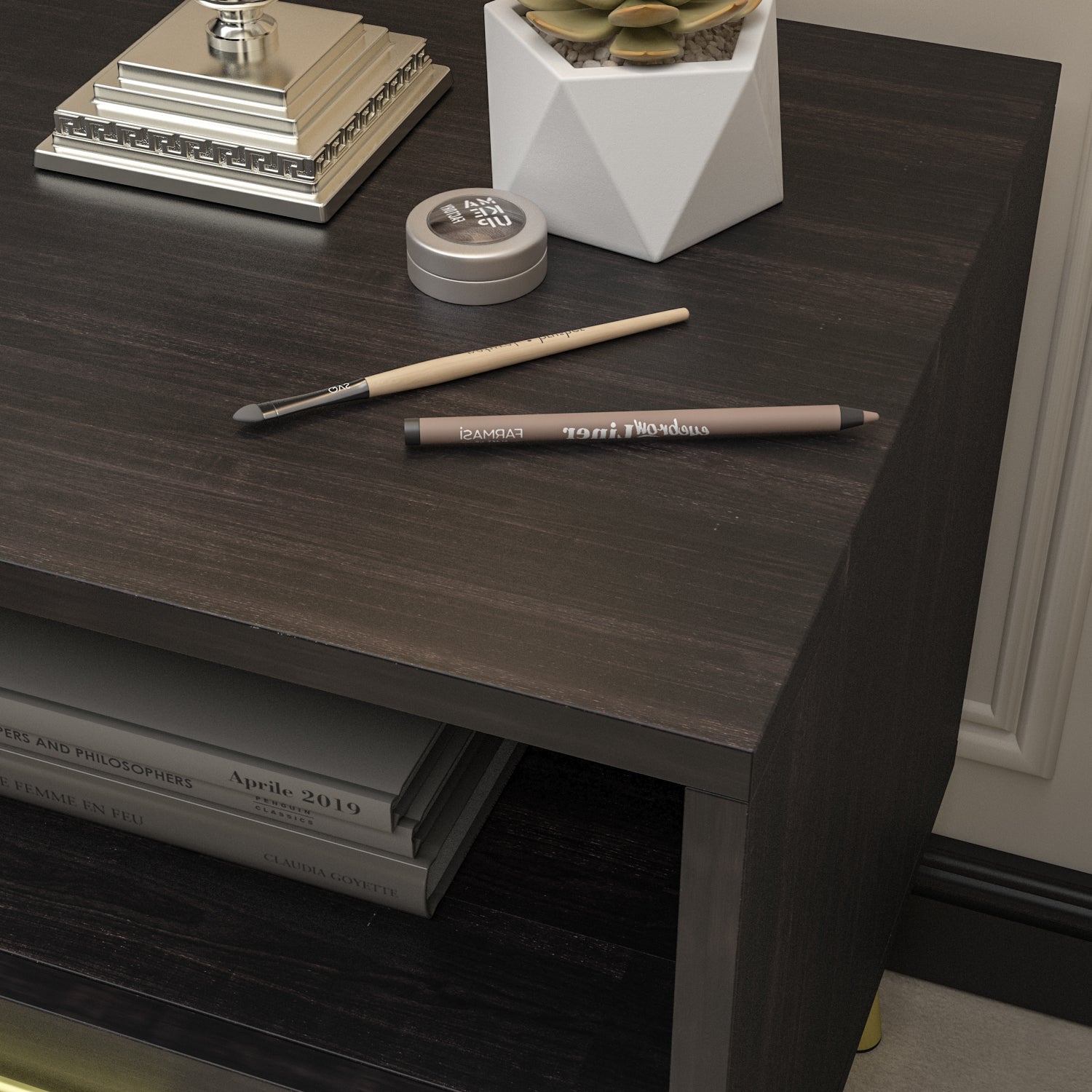 Small Bedside Cabinet 1 Open Shelf and 1 Drawer Storage Table Nightstand